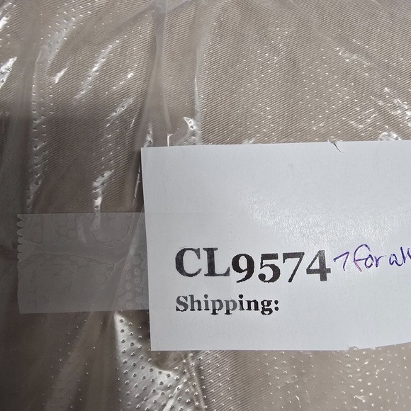 7 For All Mankind Pants 36 (Fits 35x29) Beige Adrien Airweft Twill Office Preppy - Picture 14 of 14